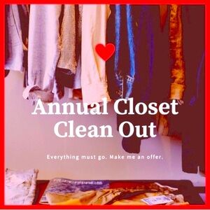 CLOSET CLEANOUT!!!